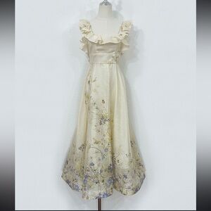 Zimmermann Harmony Ruffled Midi Dress